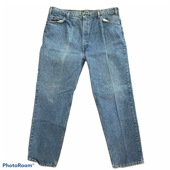 Vintage Levi’s 540 Size 42 Jeans Straight Leg Distressed Leather Tag Tab Men’s - Picture 1 of 10